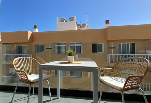 Casa Vista Mar Ferienwohnung Fuerteventura Corralejo Dachterasse Lounge