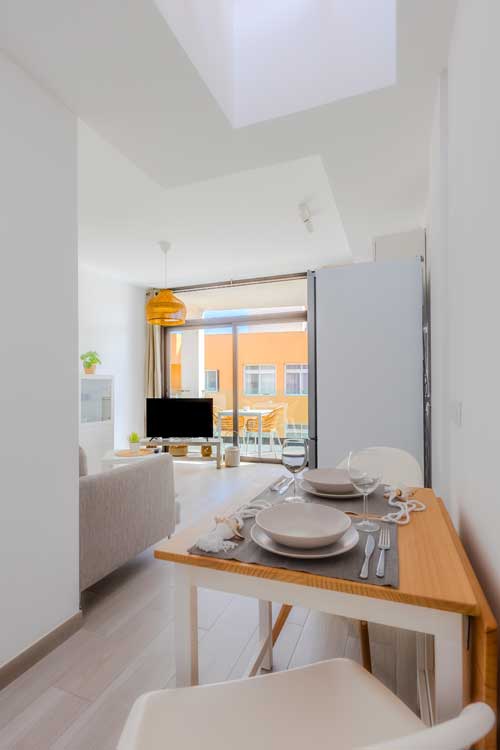 Penthouse Casa Vista Mar Badezimmer auf Fuerteventura in Corralejo