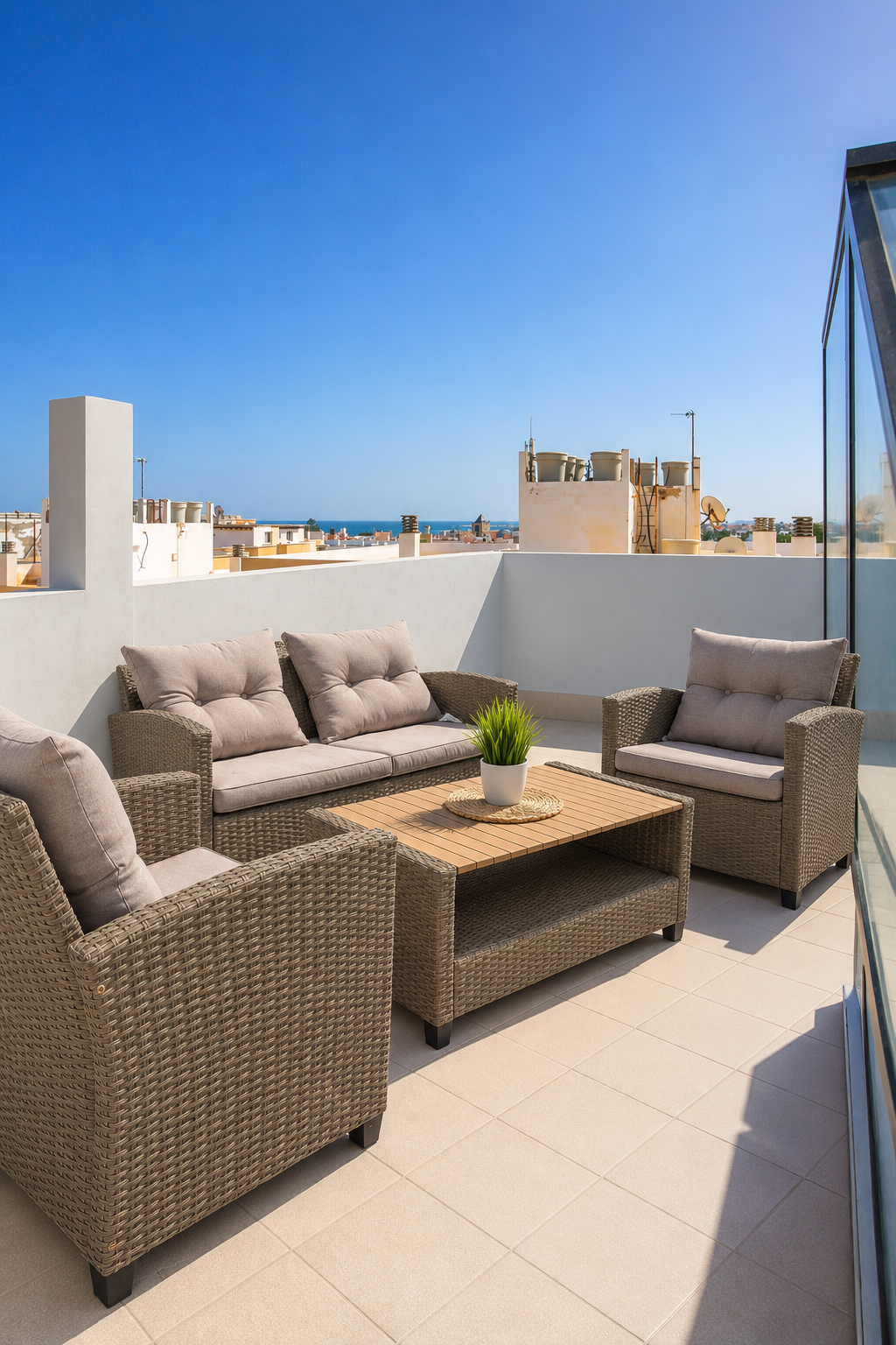 Casa Vista Mar Ferienwohnung auf Fuerteventura in Corralejo neuer Wohnbereich